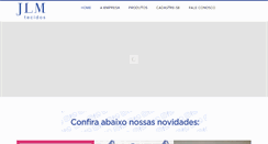 Desktop Screenshot of jlmtecidos.com.br